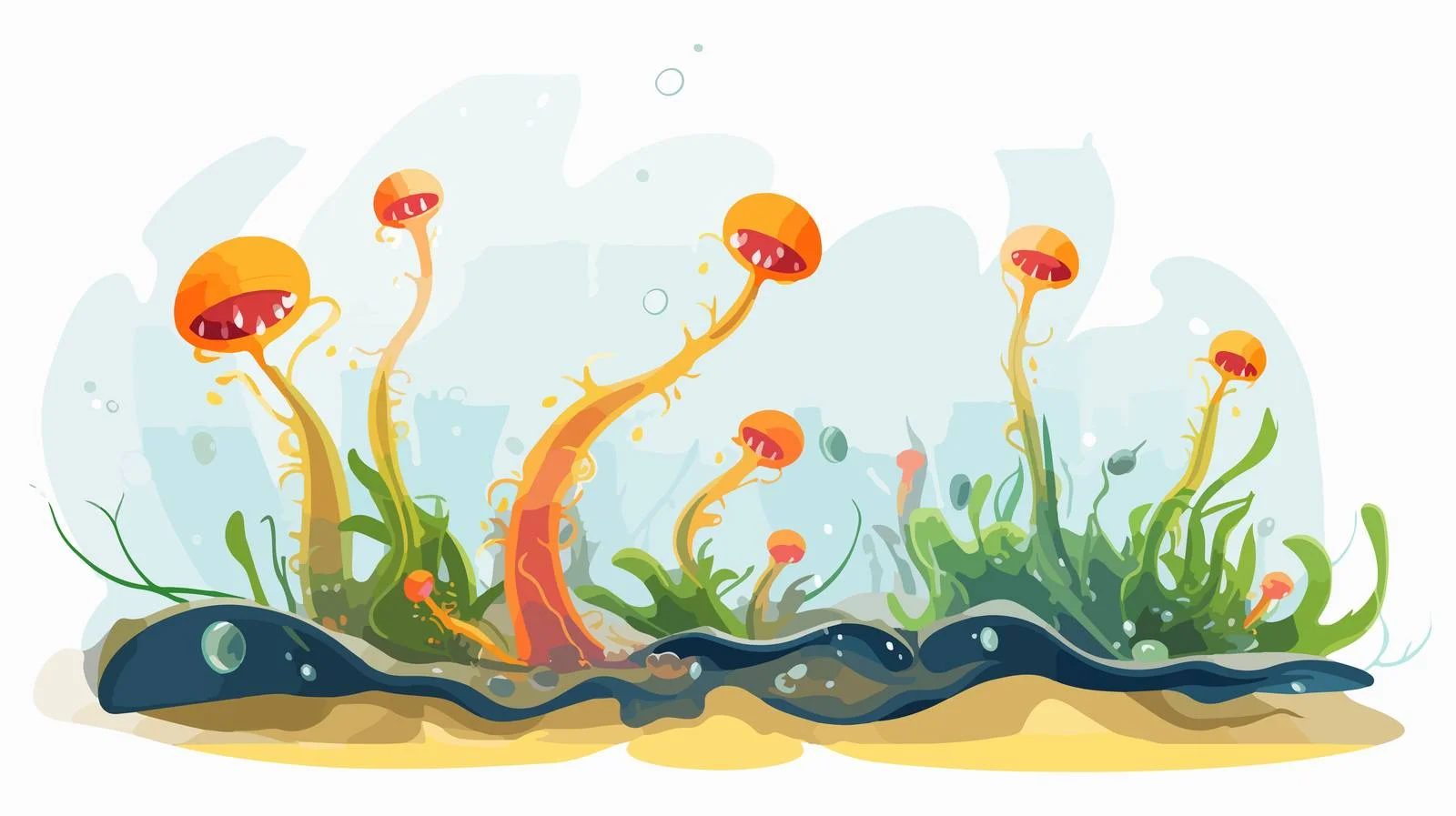 Planaria Regeneration Illustration — free download from Dotvec