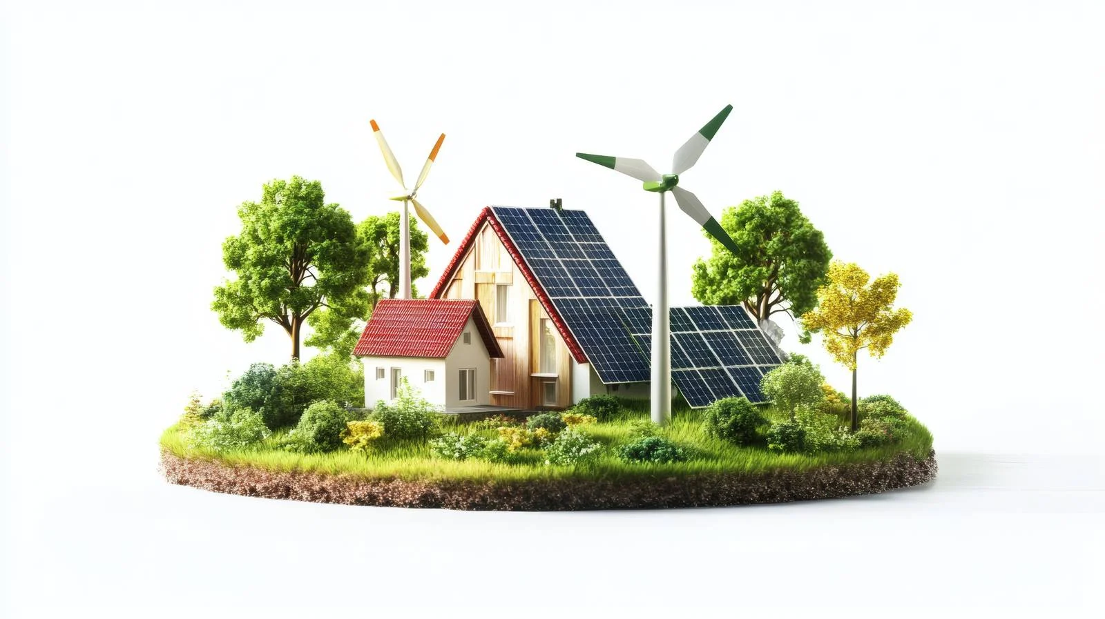 Isolated Green Energy Concept on White — free download from Dotvec