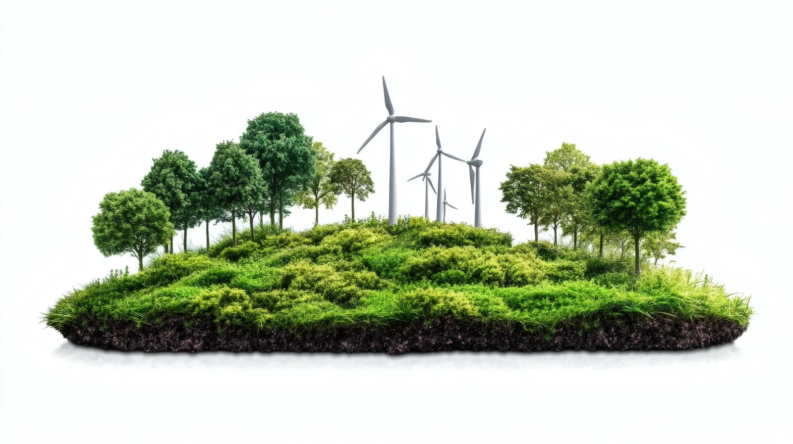 Isolated Green Energy Concept on White — free download from Dotvec