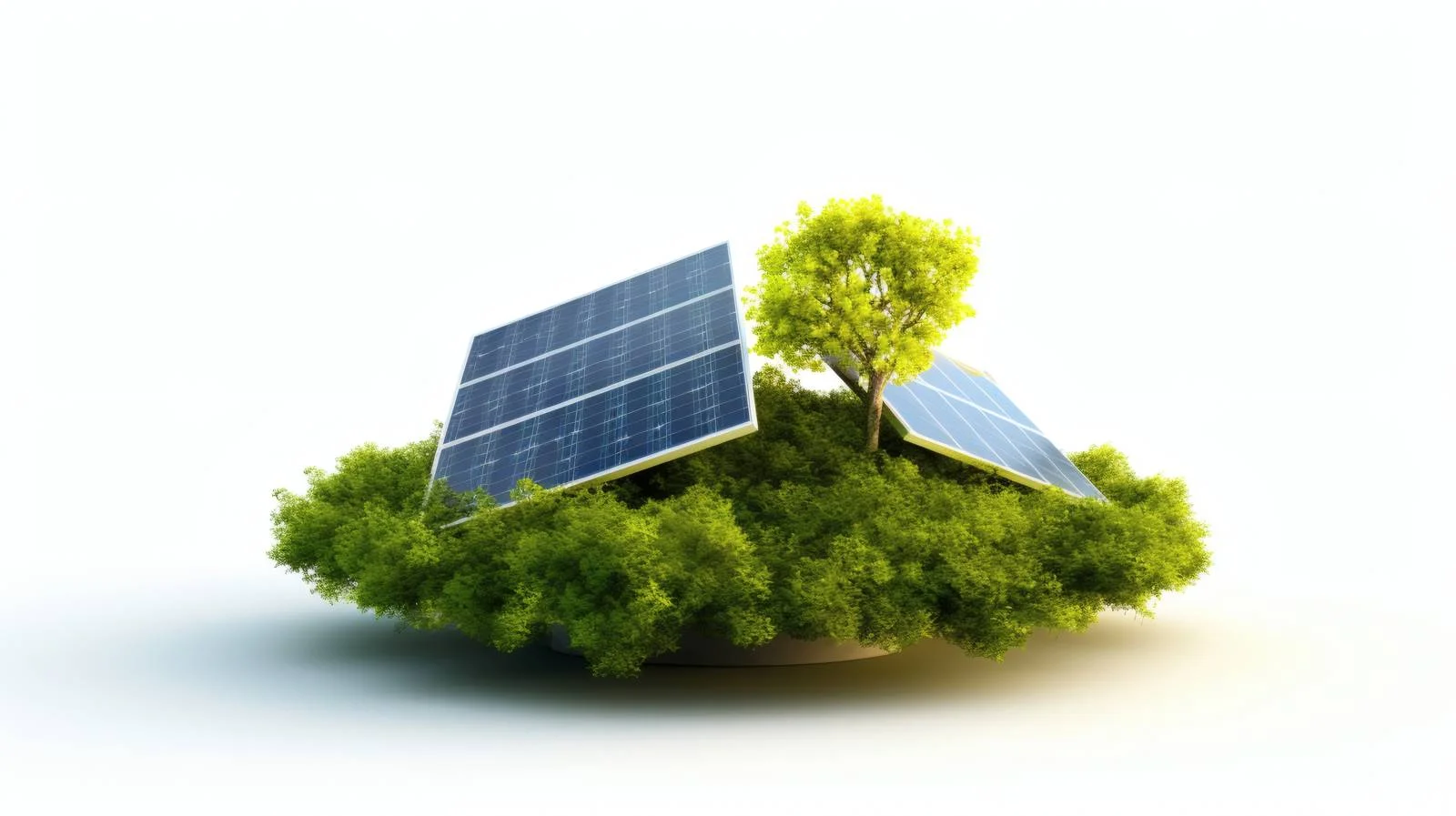 Isolated Solar Energy Concept on White — free download from Dotvec