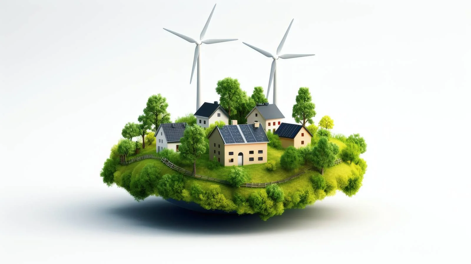 Solar Energy Concept on White Background — free download from Dotvec