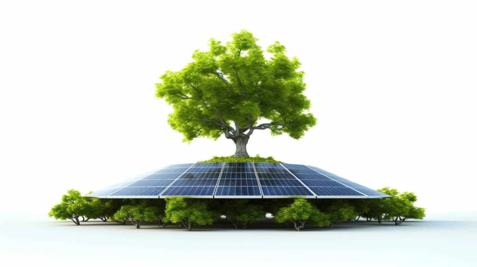 Solar Energy Concept on White Background — free download from Dotvec