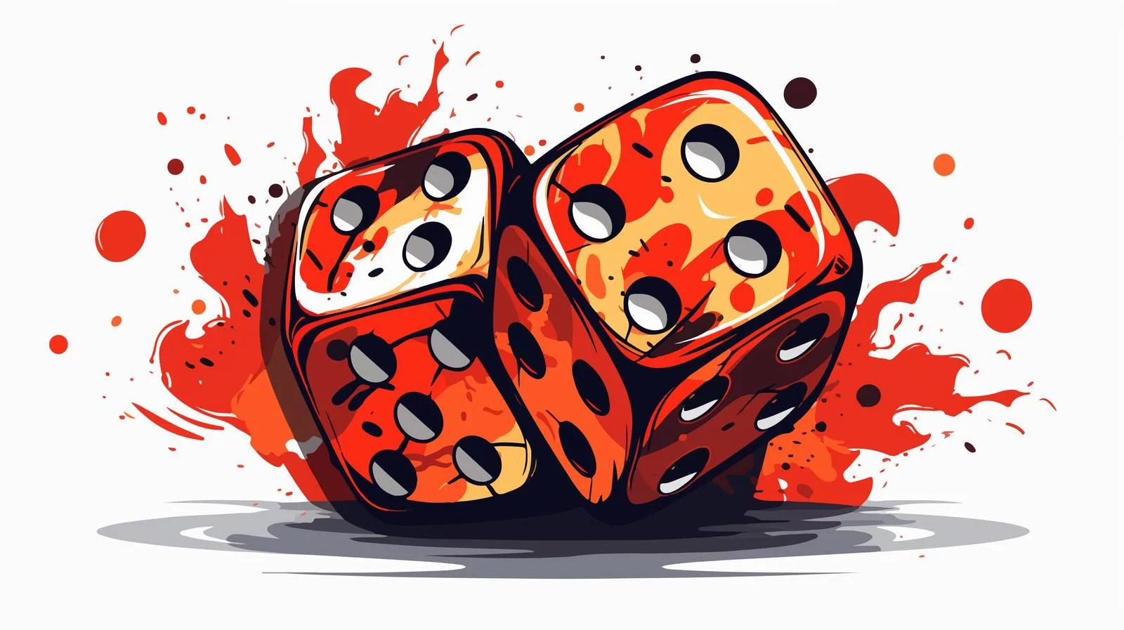 Retro Tattoo D20 Dice Roll Image — free download from Dotvec
