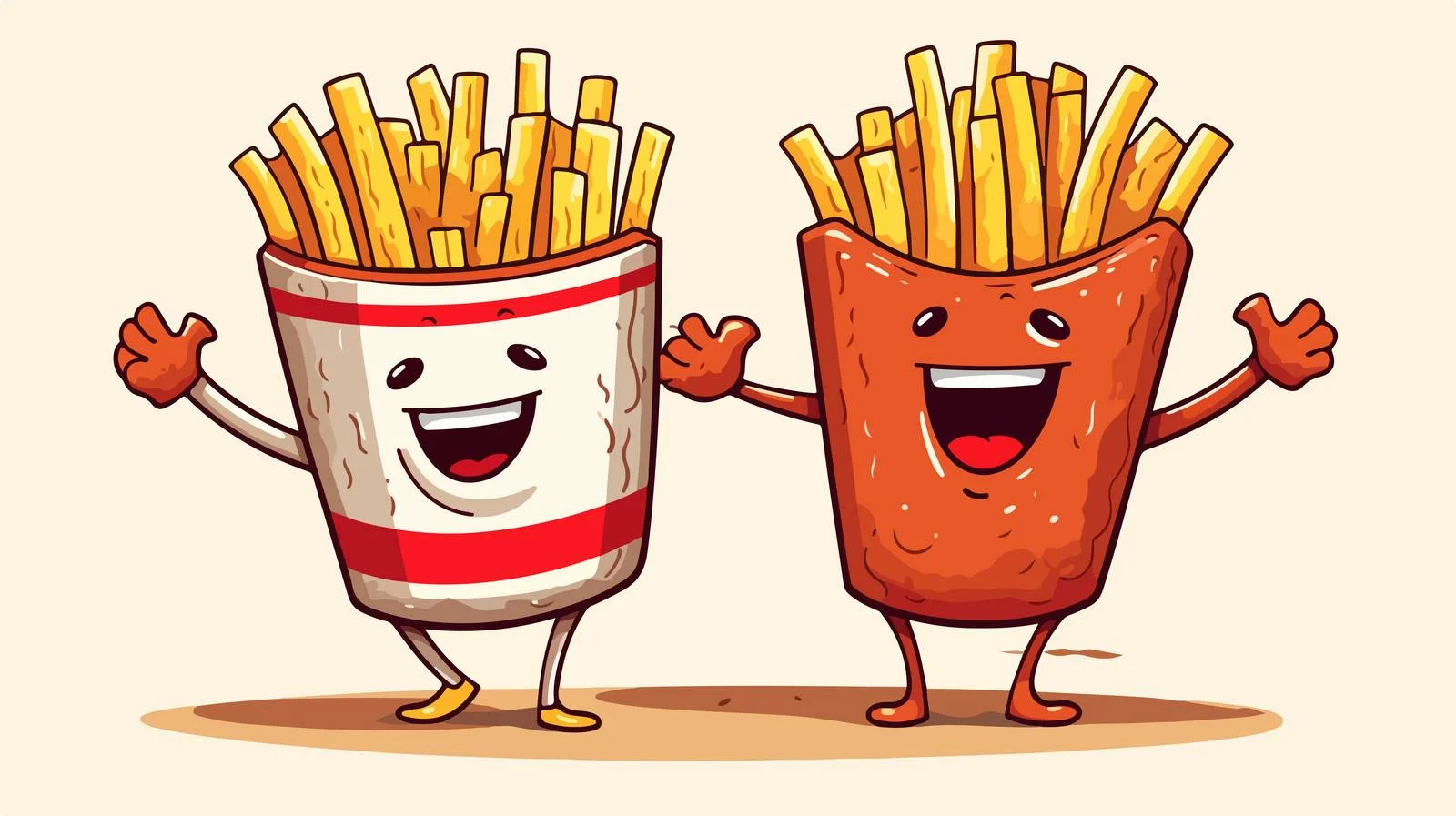 Vintage Fast Food Mascot Illustrations — free download from Dotvec