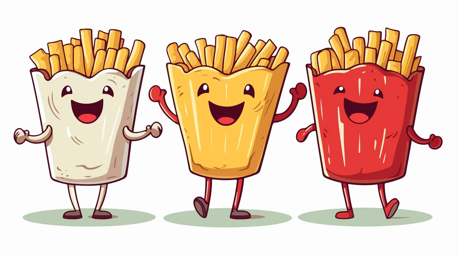 Vintage Fast Food Mascot Illustrations — free download from Dotvec