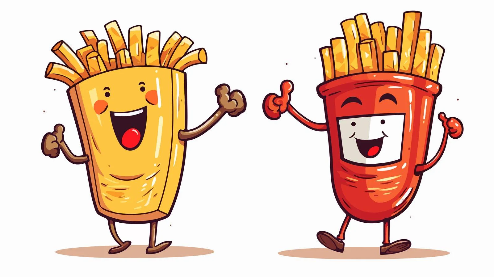 Vintage Fast Food Mascot Illustrations — free download from Dotvec