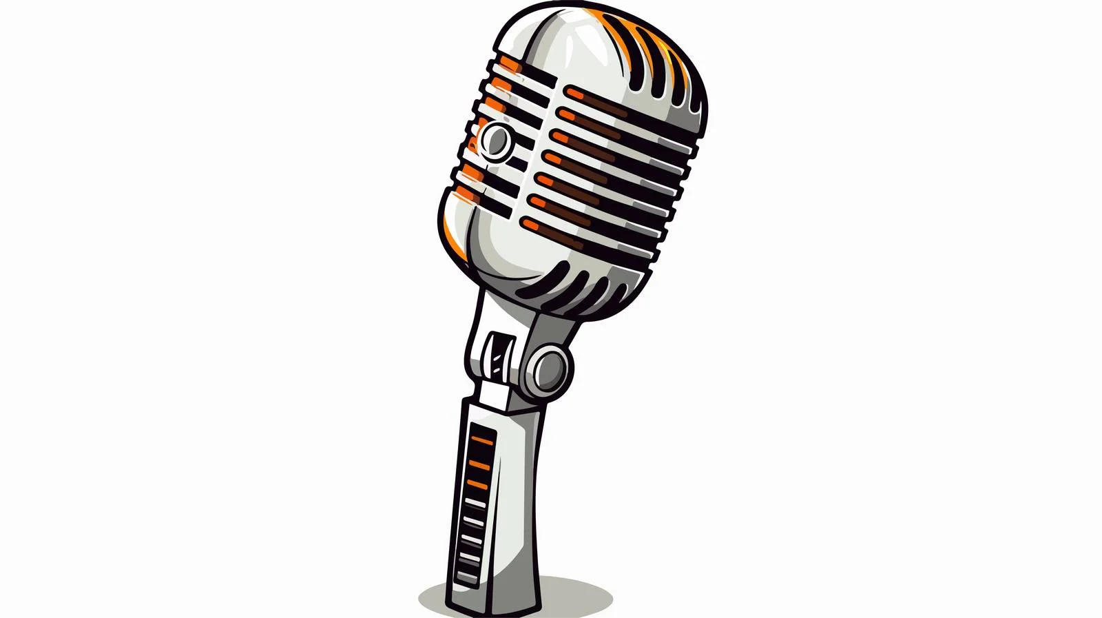 Vintage Microphone Doodle Sketch — free download from Dotvec