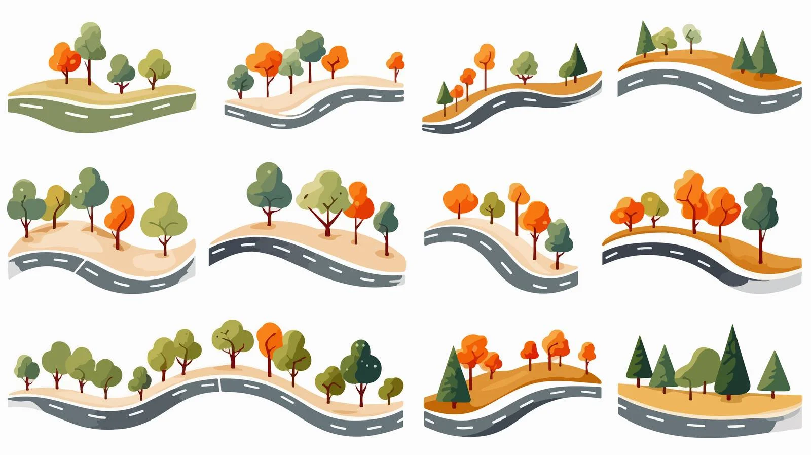 Travel Route Infographic Design Element — free download from Dotvec