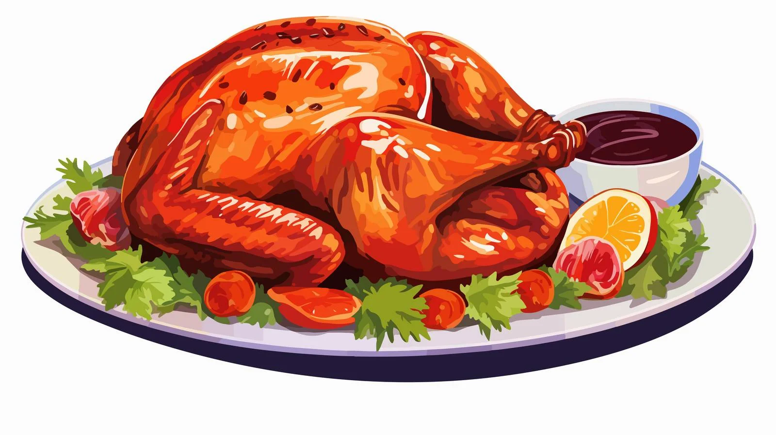 Thanksgiving Dinner Elements for Decor — free download from Dotvec