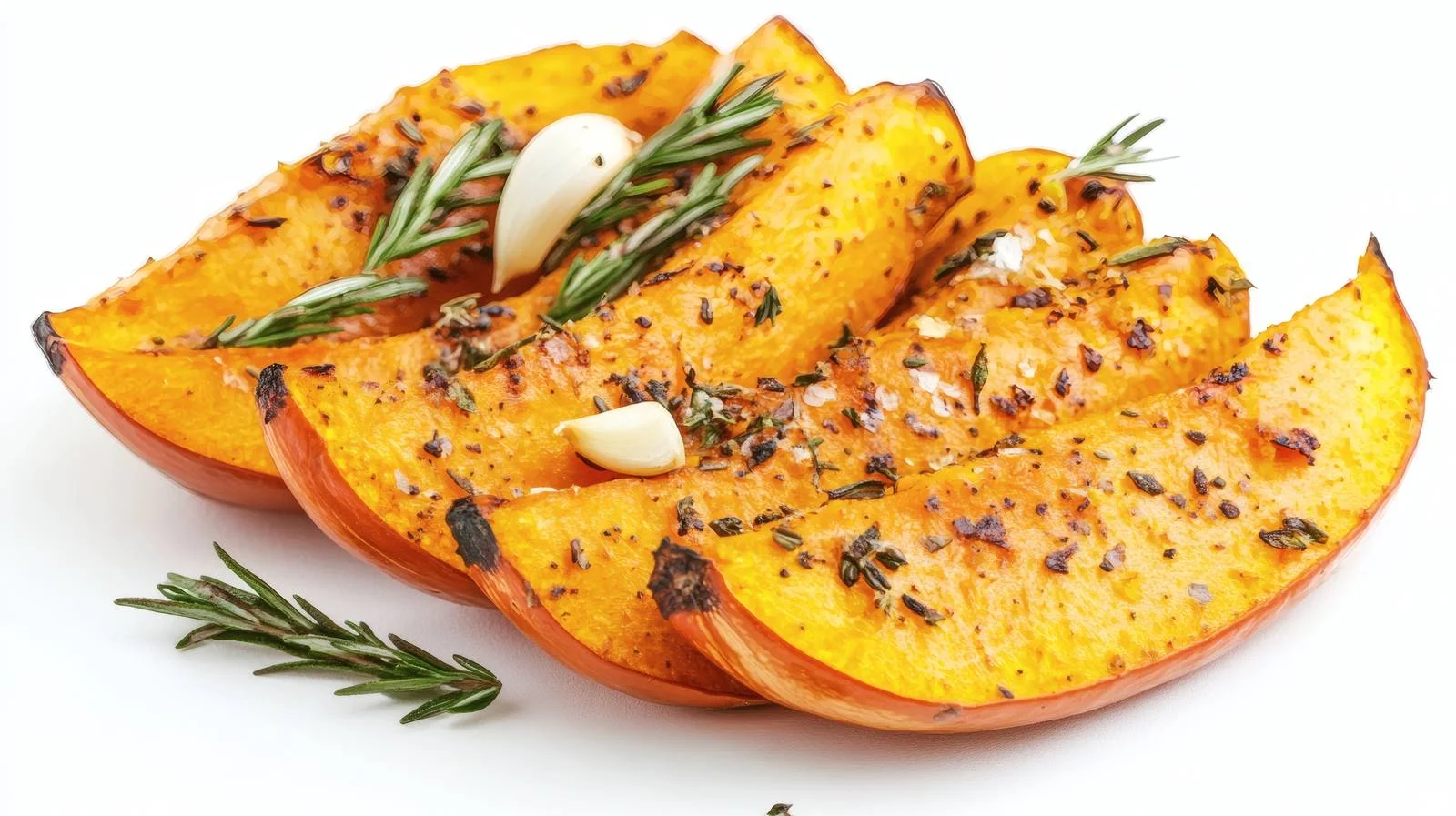 Savory Roasted Pumpkin Slices with Herbs — free download from Dotvec