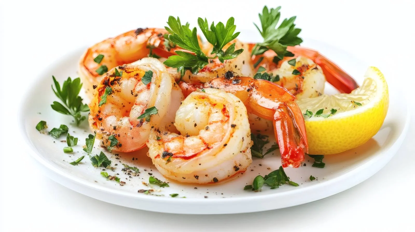 Succulent Roasted Shrimp Lemon Garlic Herbs — free download from Dotvec