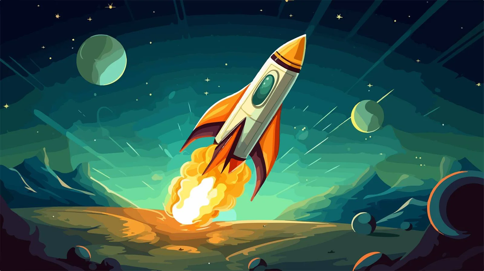 Stellar Exploration Craft Image — free download from Dotvec