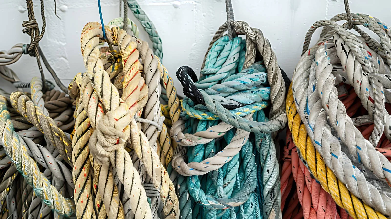 Trimaran Sodebo's Stored Ropes in Shed — free download from Dotvec