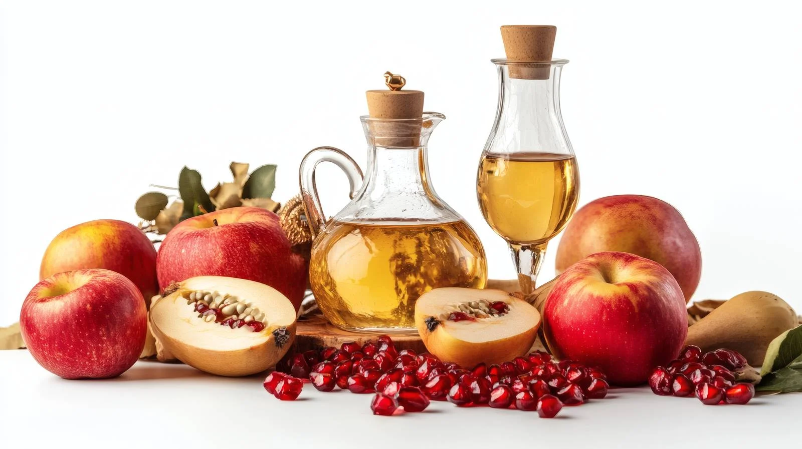 Rosh Hashanah Festive Symbol on White Background — free download from Dotvec