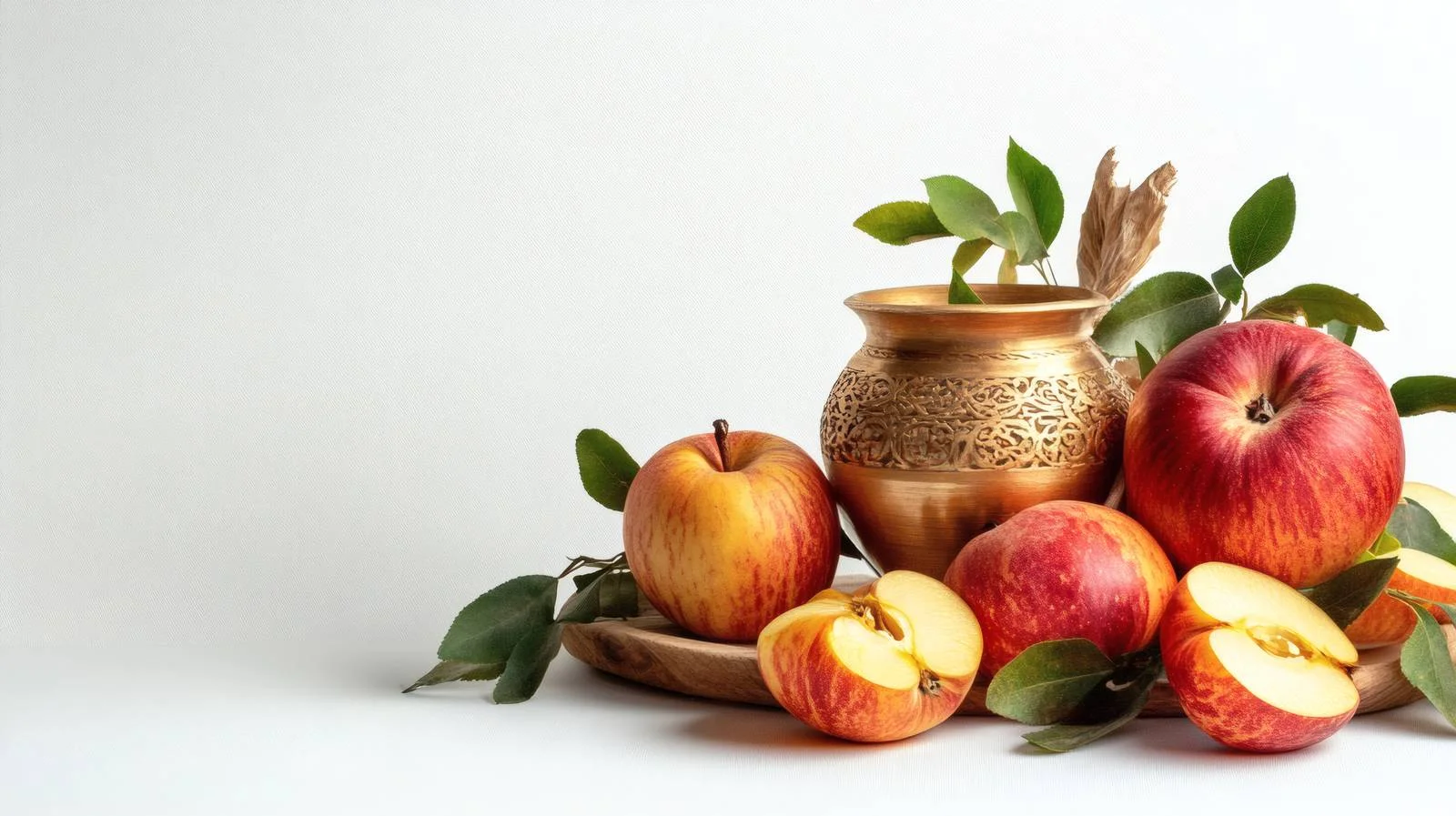 Rosh Hashanah Symbol on White Background — free download from Dotvec