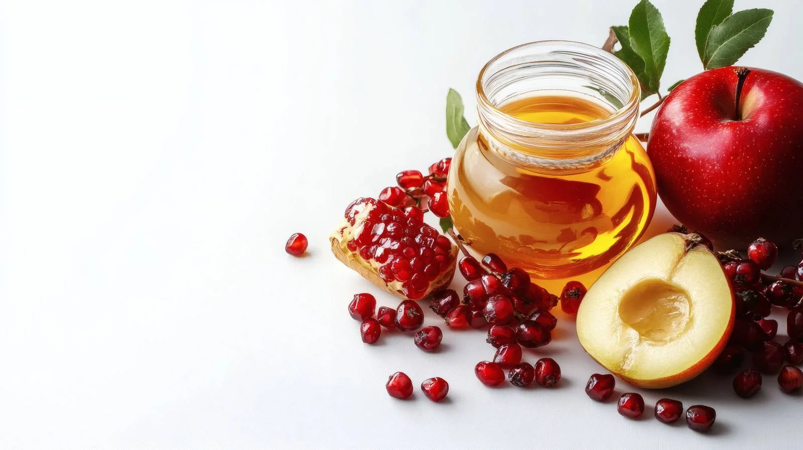 Rosh Hashanah Celebration on White Background — free download from Dotvec