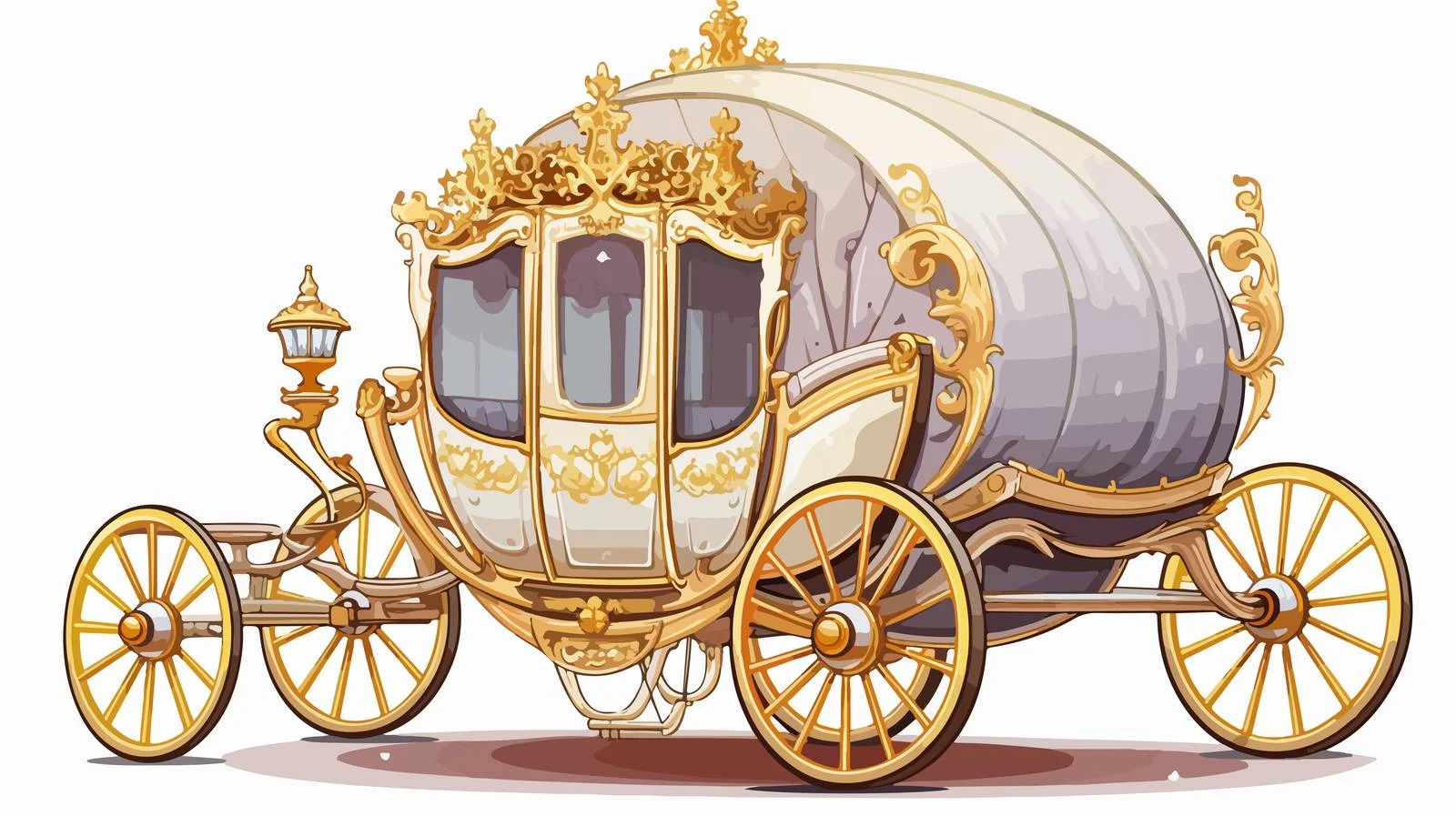 Regal Carriage Sketch Vector Illustration — free download from Dotvec