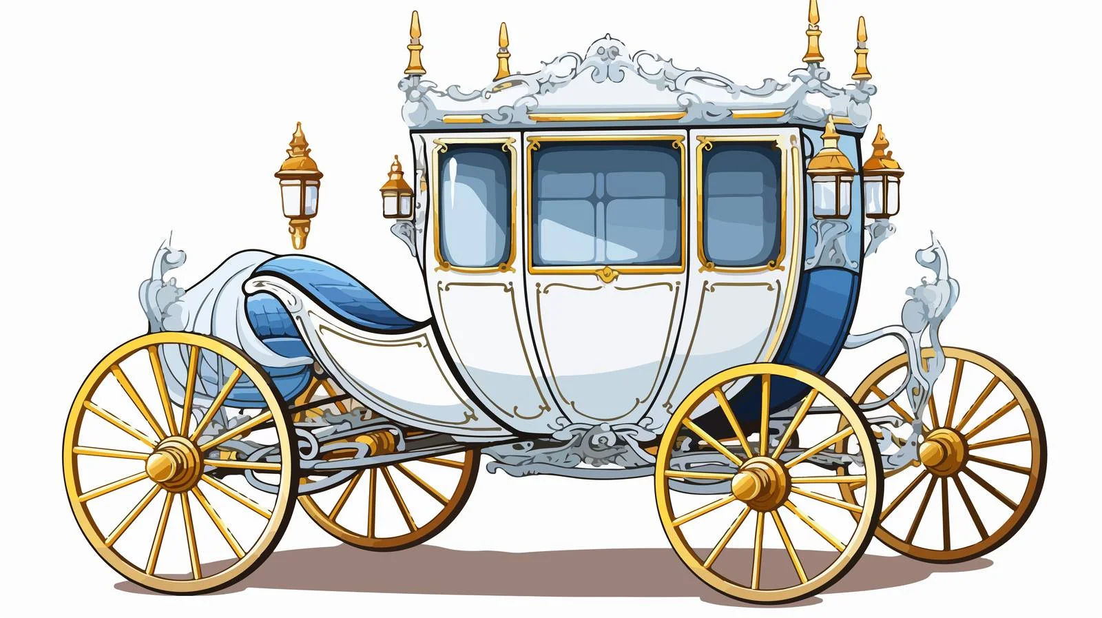 Royal Carraige Sketch Illustration — free download from Dotvec