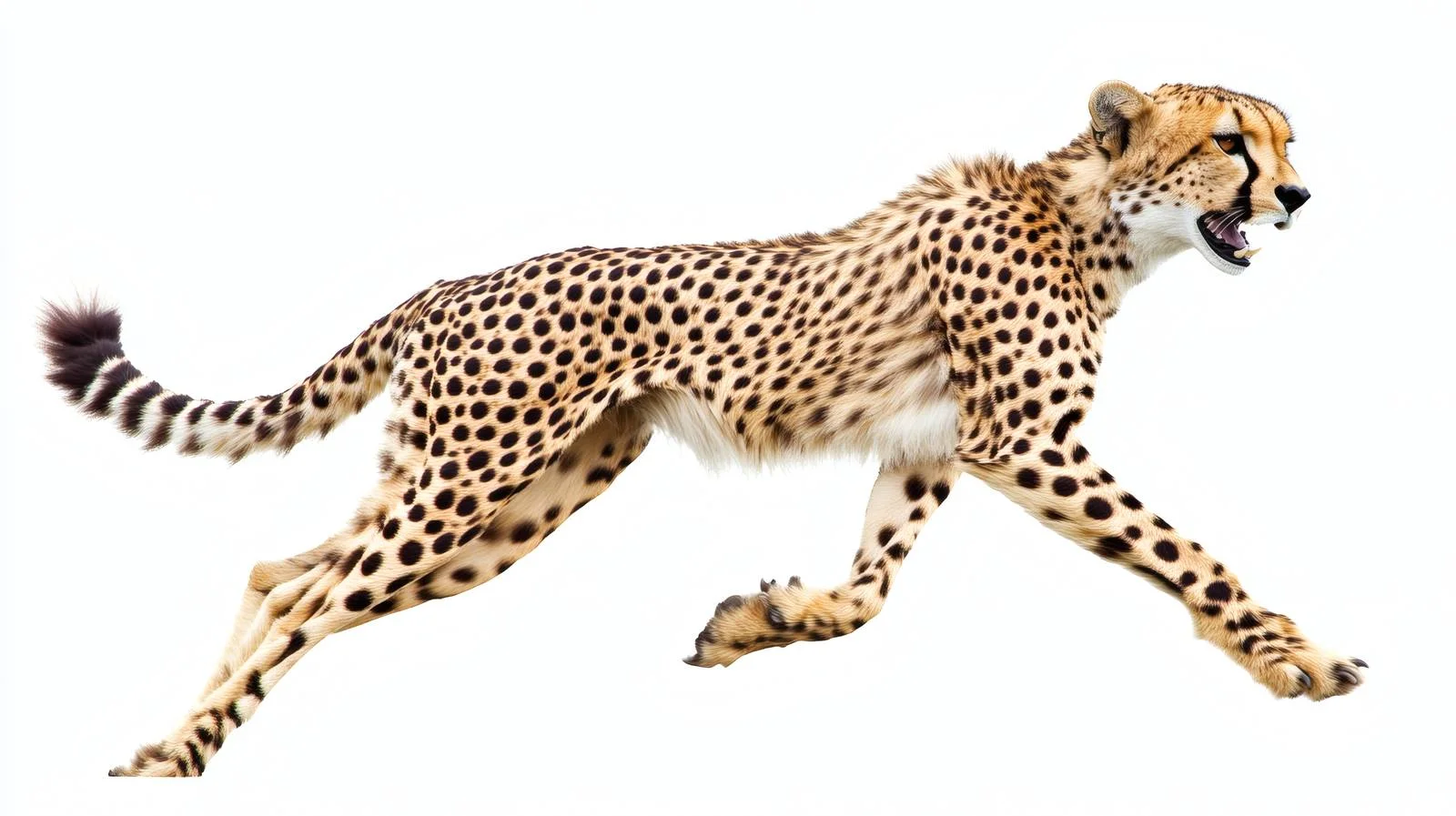 Sleek Cheetah on White Background — free download from Dotvec