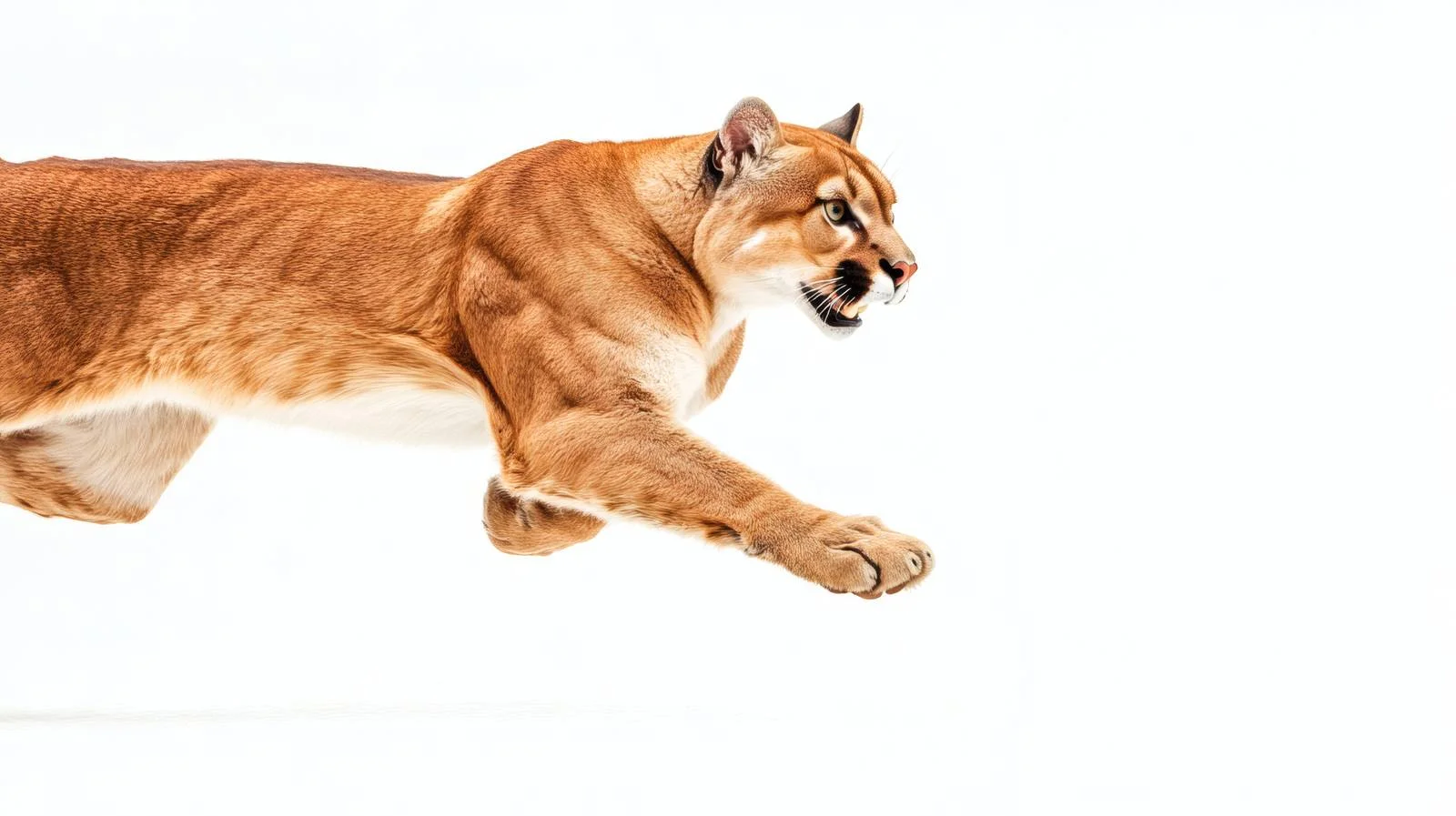 Sleek Running Puma on White Background — free download from Dotvec