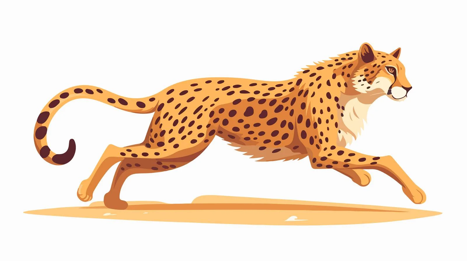 Cheetah in Motion — free download from Dotvec