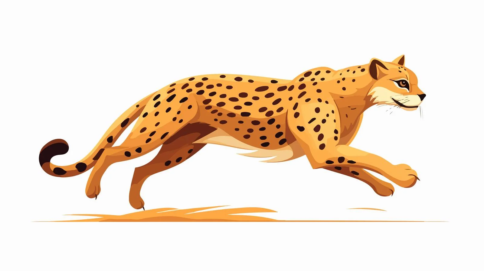 Graceful Cheetah in African Wildlife Design — free download from Dotvec