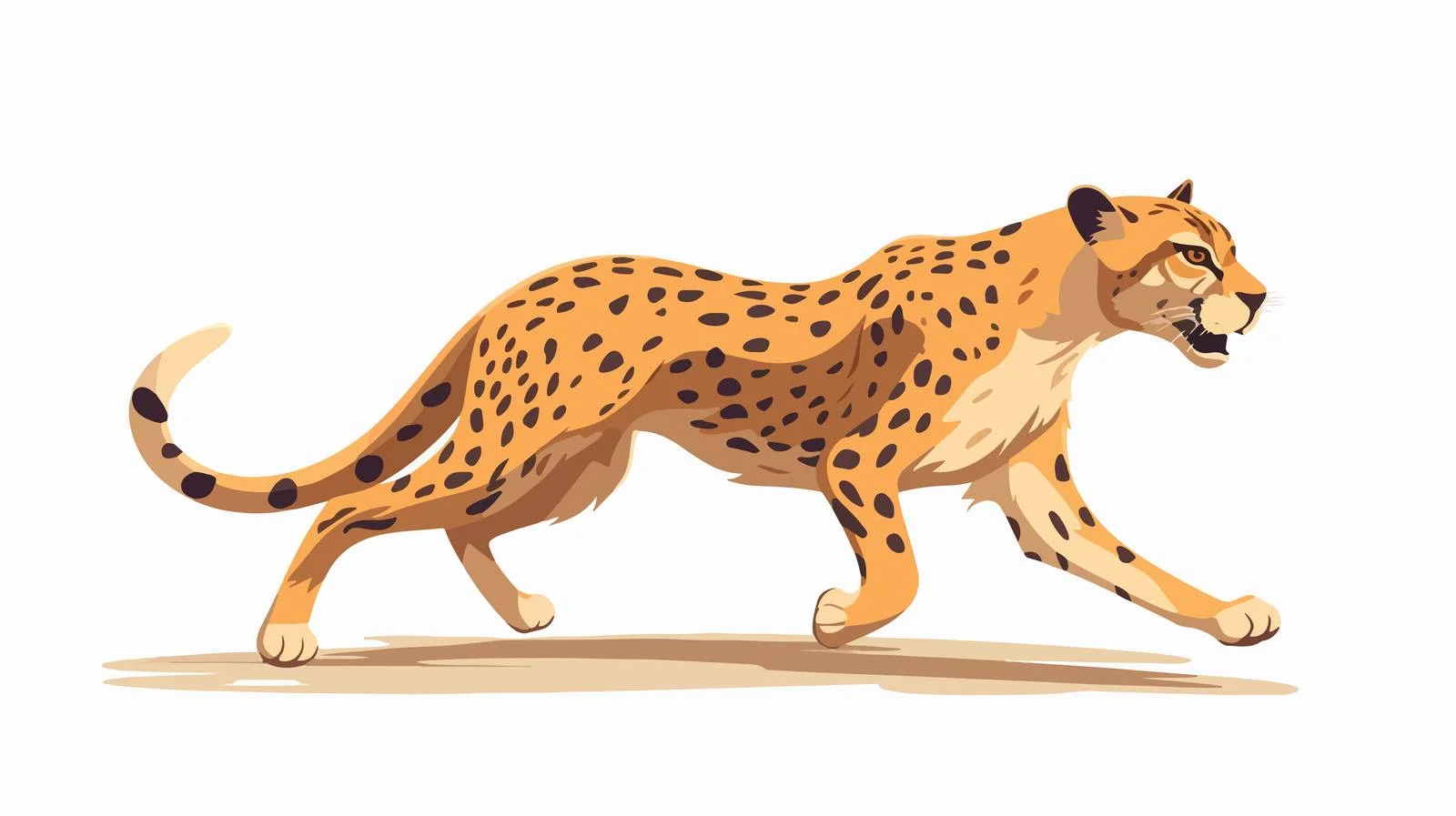 Majestic Cheetah - African Wildlife Design — free download from Dotvec