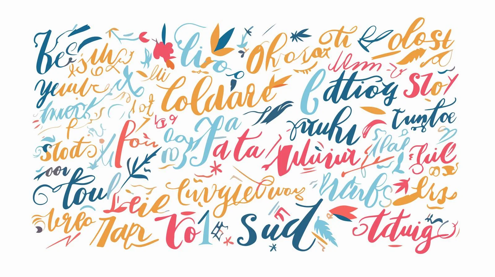 Exquisite Russian Months Calligraphy Artwork — free download from Dotvec