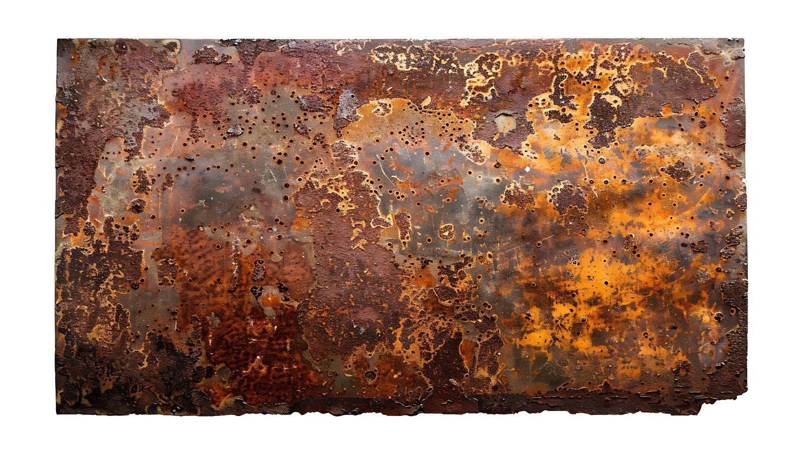 Weathered Rusty Metal Plate Background Texture — free download from Dotvec