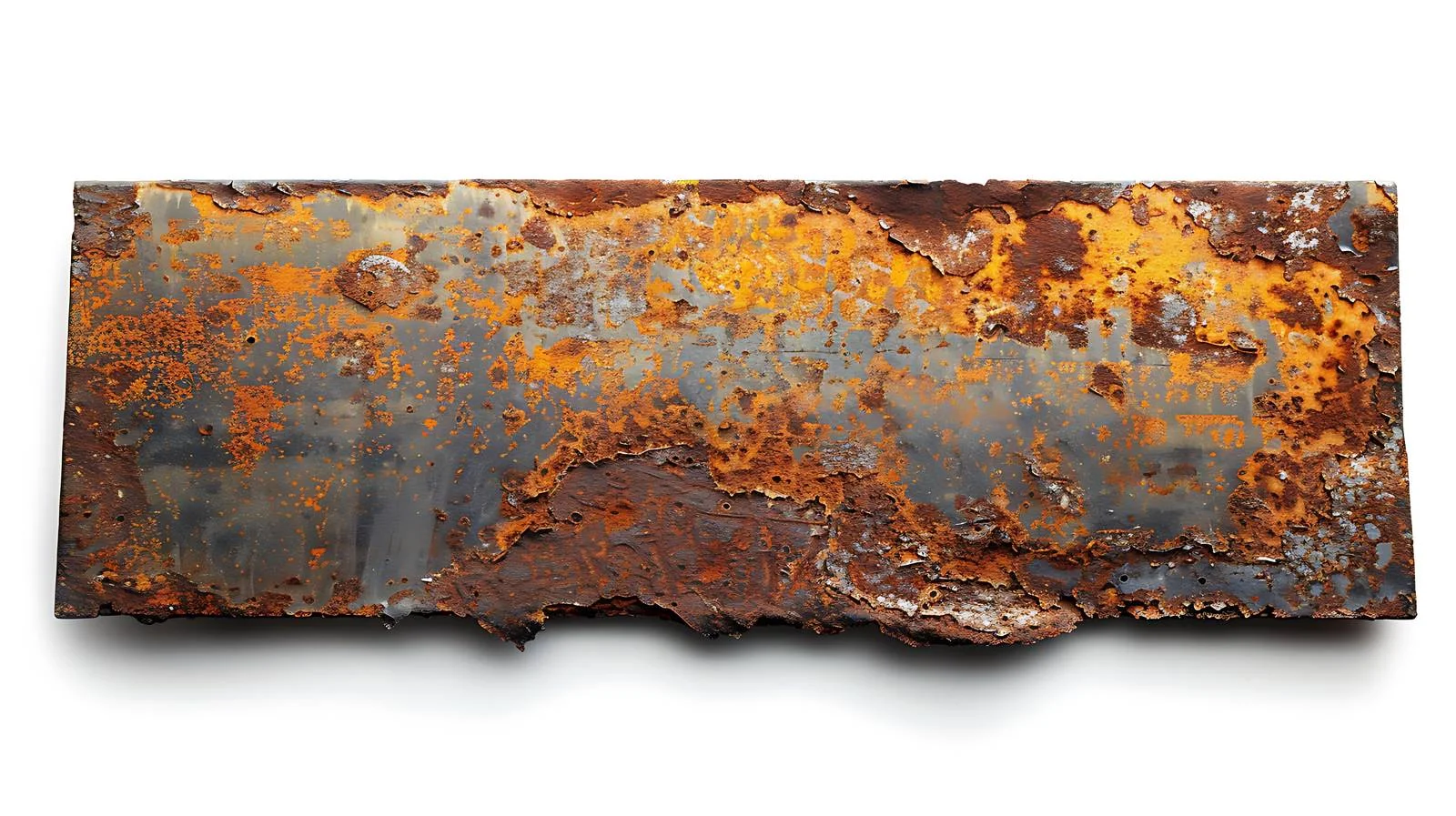 Weathered Rusty Metal Plate Background Texture — free download from Dotvec