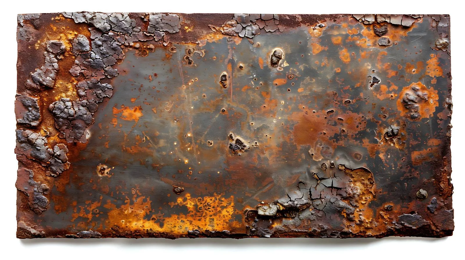 Aged Rusty Metal Plate Background — free download from Dotvec