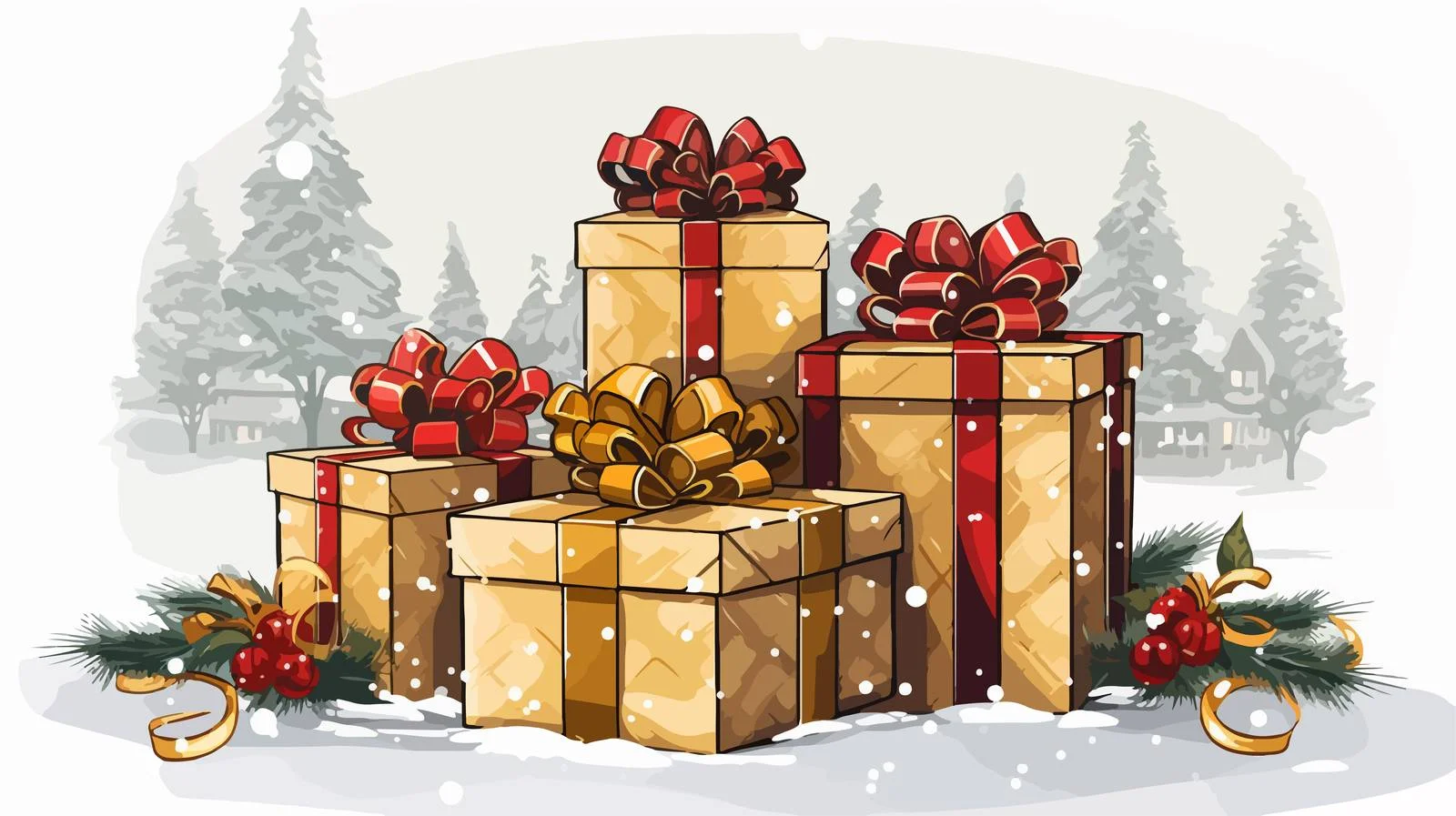 Christmas Card Decorative Image — free download from Dotvec