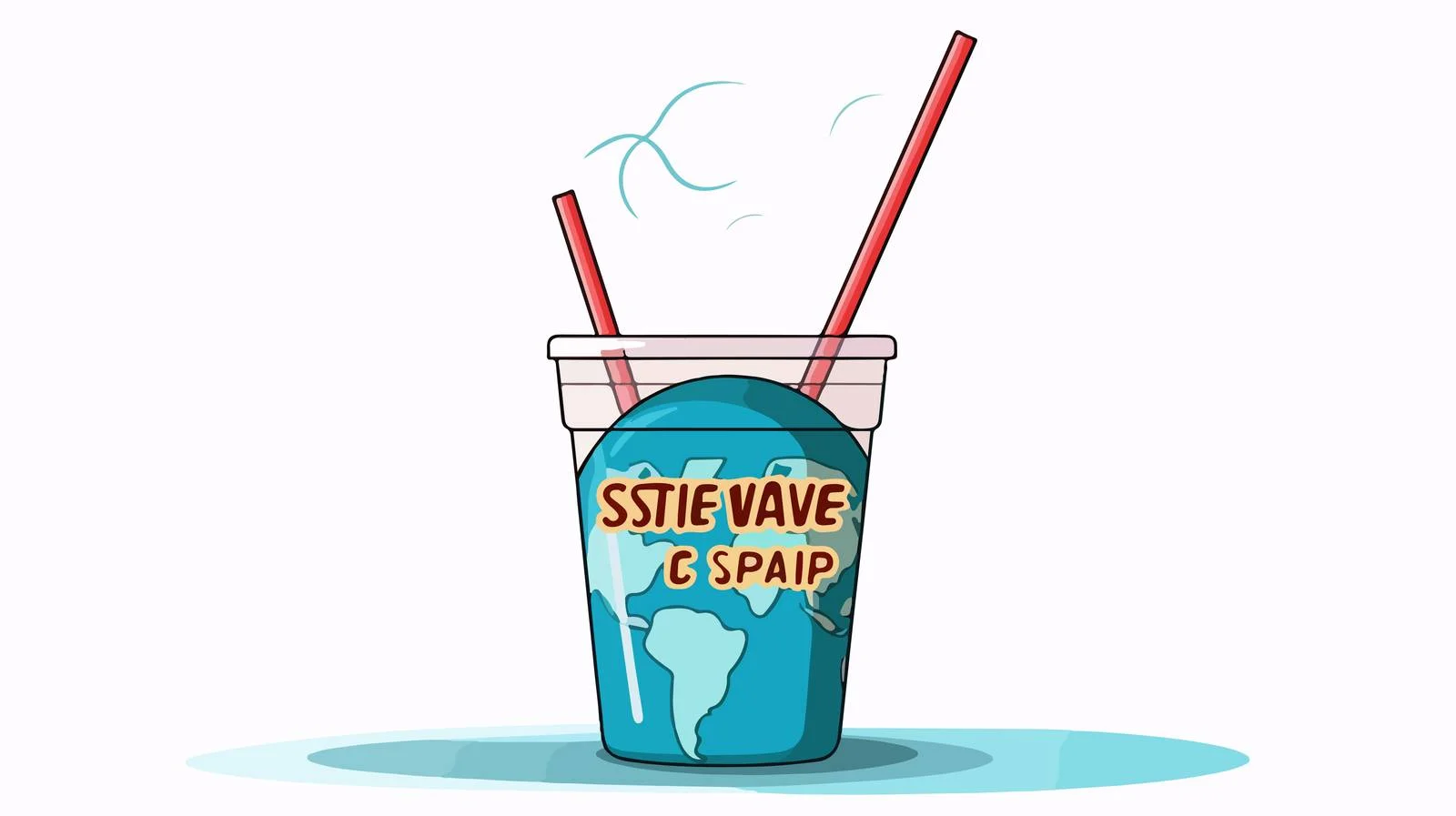 Environmental Call: Eliminate Plastic Straw Use — free download from Dotvec