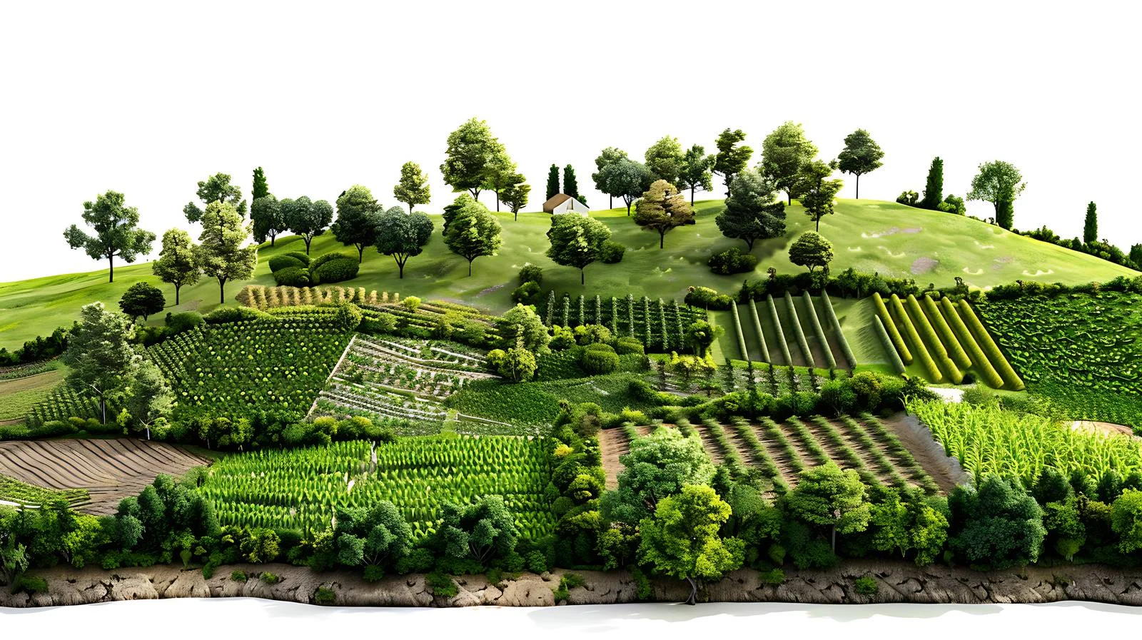 Modernized Agricultural Equipment on White Background — free download from Dotvec