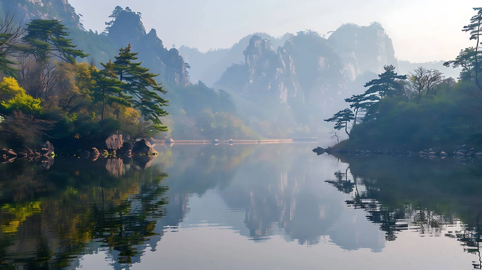 Tranquil Beauty of Shili Gallery and Xinan River — free download from Dotvec