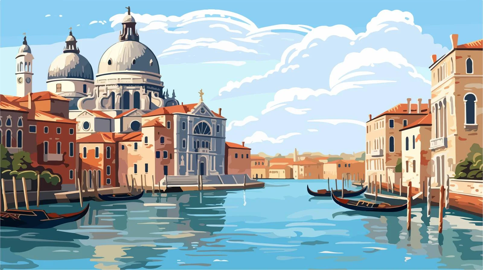 Venice Ancient Buildings Scenery – free waterways image from Dotvec