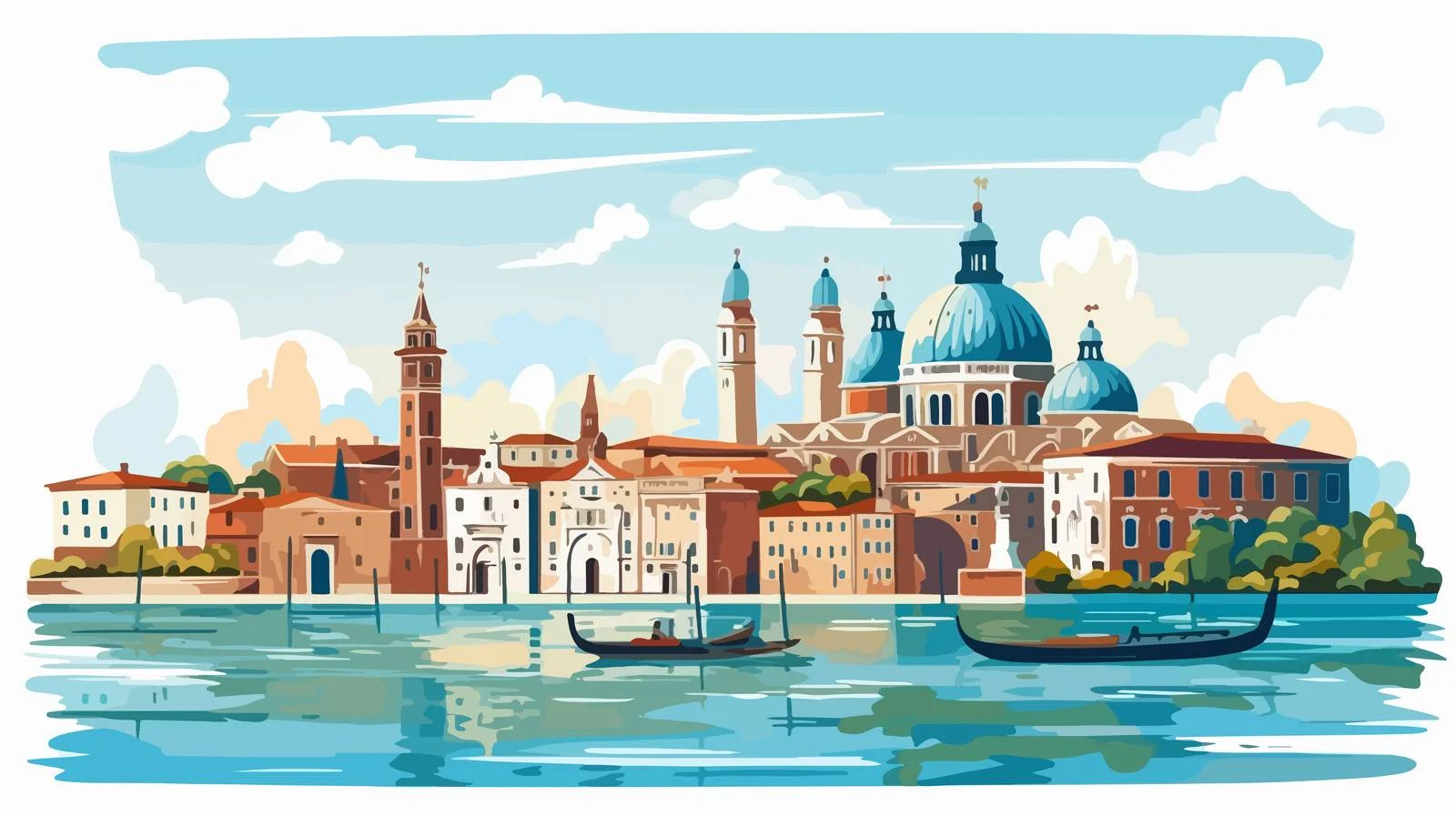 Venice Ancient Buildings Scenery — free download from Dotvec
