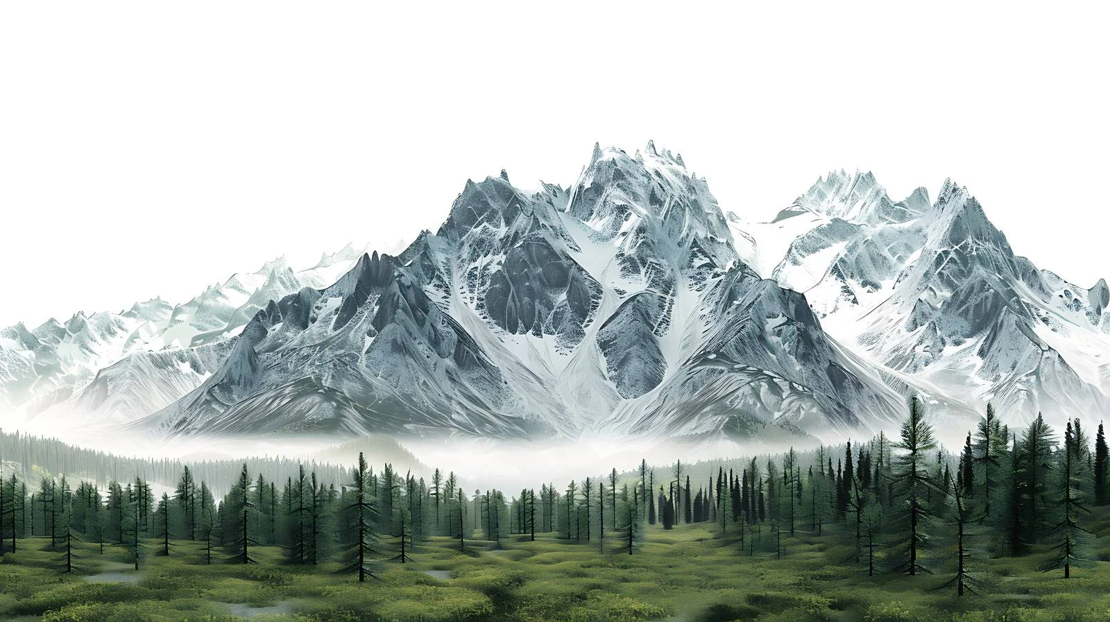 Majestic mountains under dramatic cloudy sky — free download from Dotvec