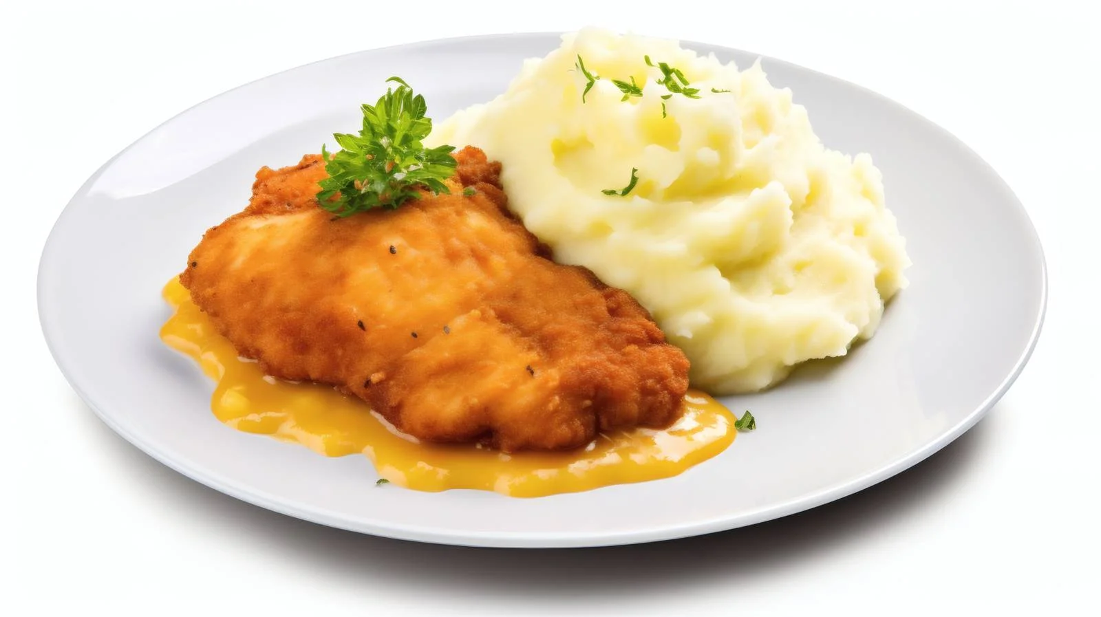 Delicious Breaded Pork Chop with Creamy Mashed Potatoes – free mashed image from Dotvec