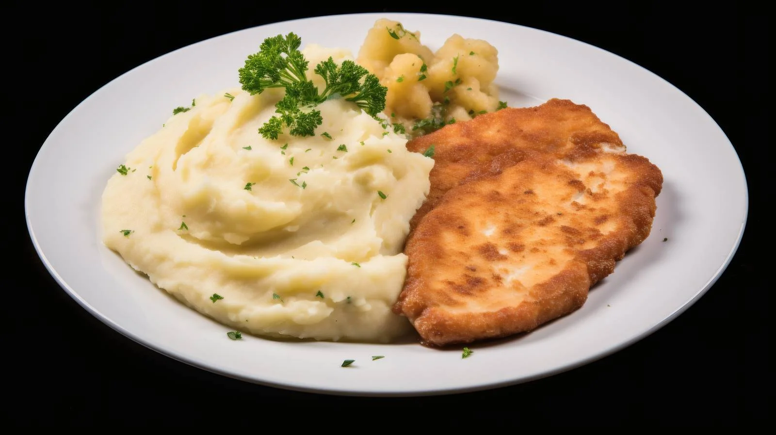 Delicious Breaded Cutlet with Creamy Mash – free mashed image from Dotvec