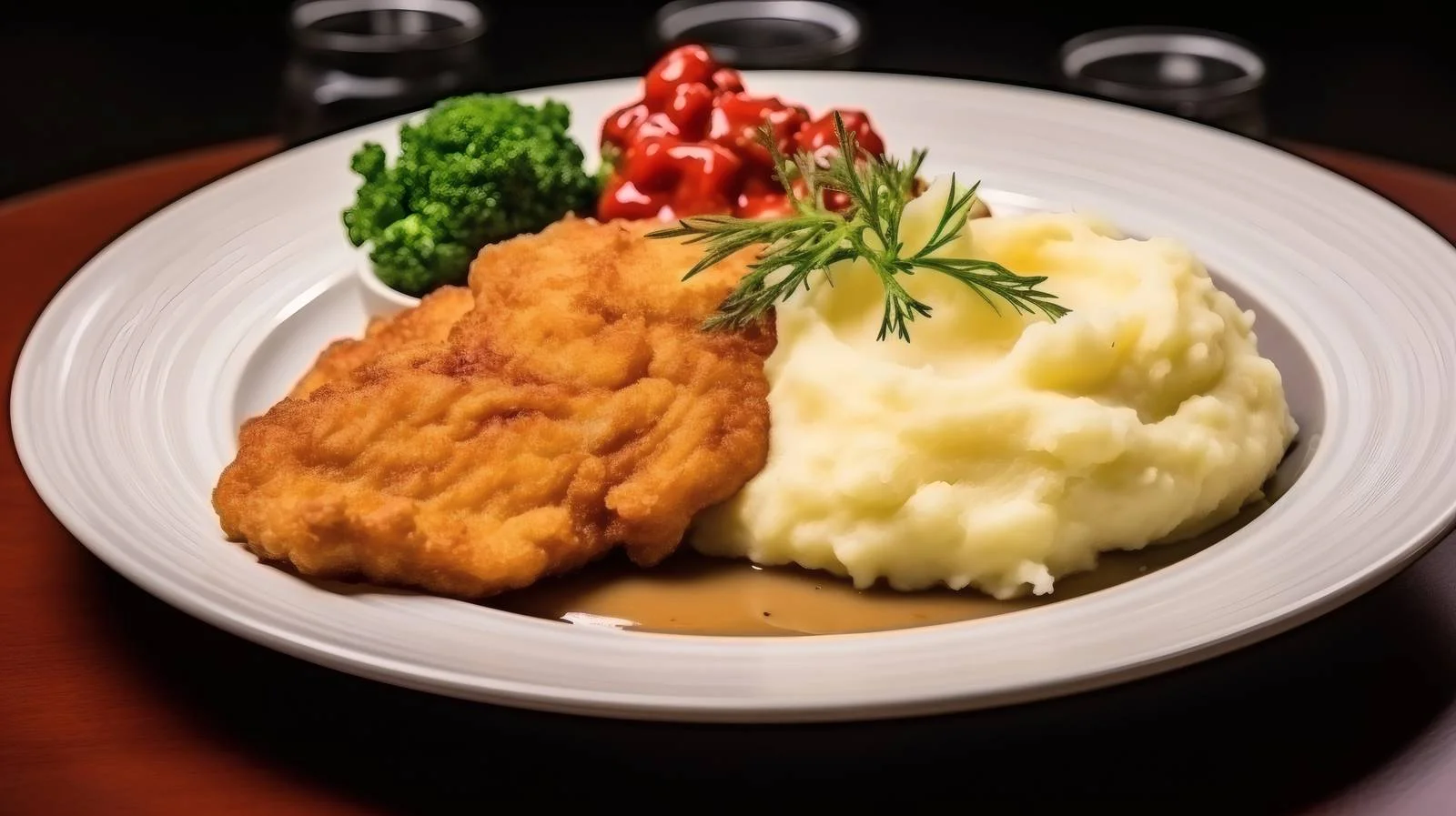 Delicious Breaded Pork Chop and Mashed Potatoes – free mashed image from Dotvec