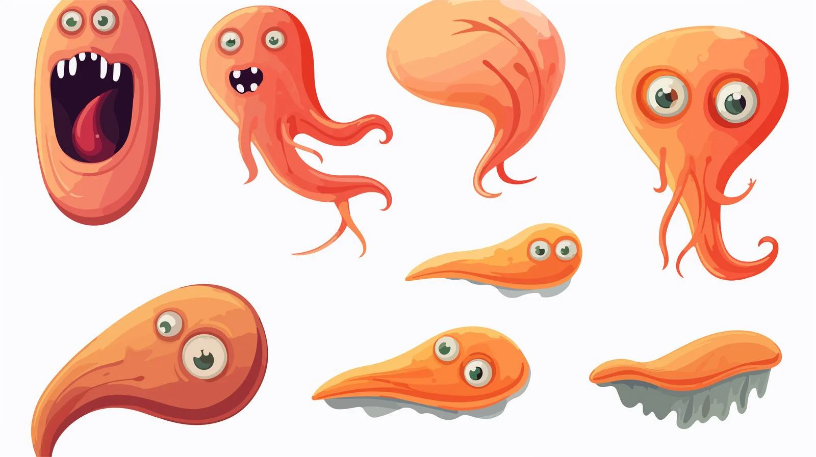 Illustrated Regeneration Lesson for Plana Organisms — free download from Dotvec