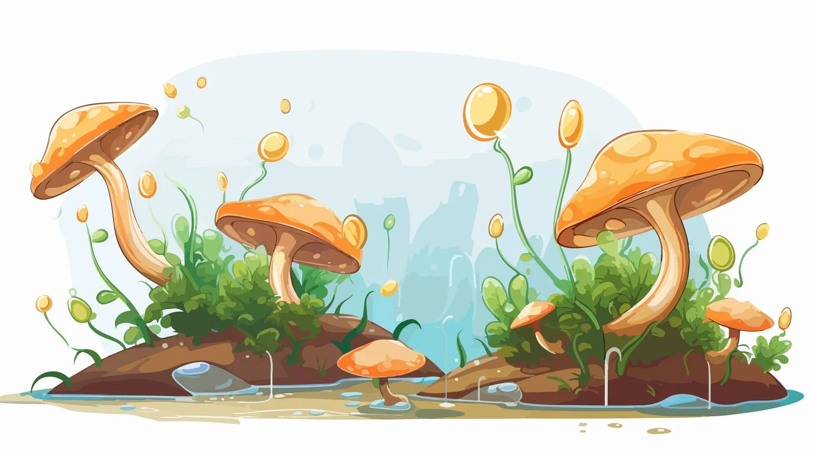 Understanding Regeneration in Plana Science Cartoon — free download from Dotvec