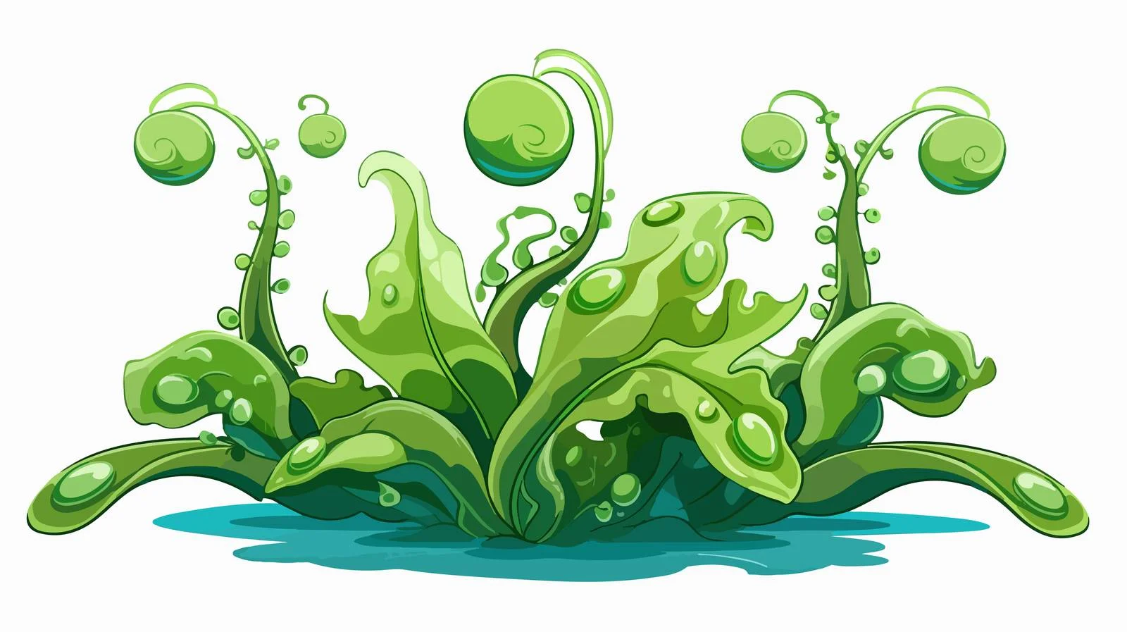 Hydra Budding Cycle Illustration — free download from Dotvec