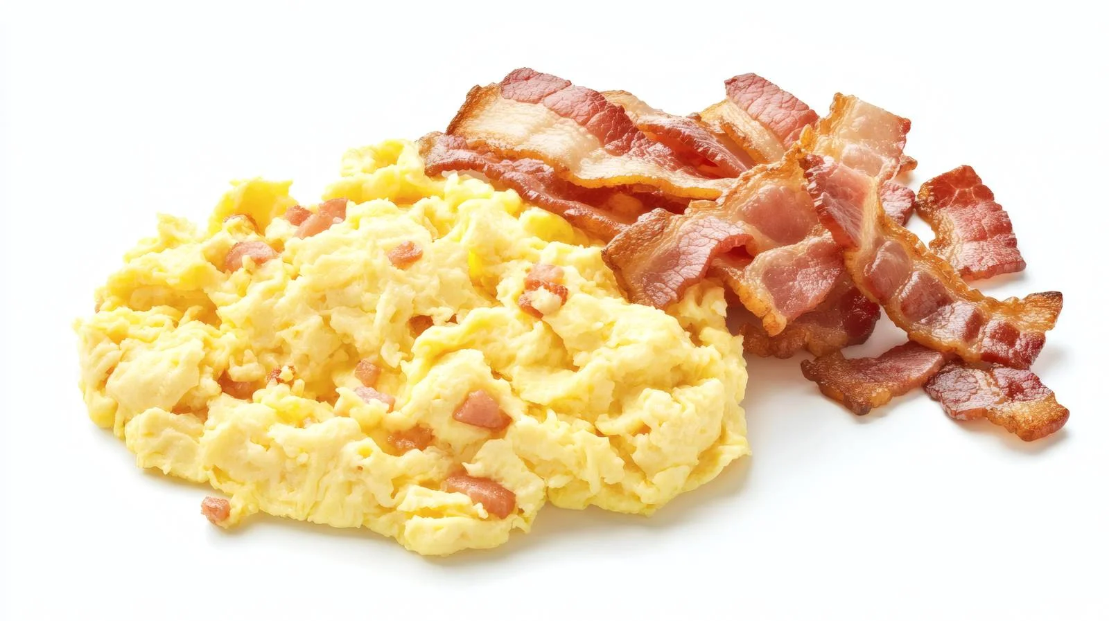 Delicious Scrambled Eggs and Bacon Recipe — free download from Dotvec