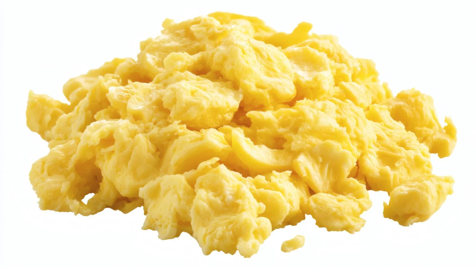 Delicious Scrambled Eggs on White Background — free download from Dotvec