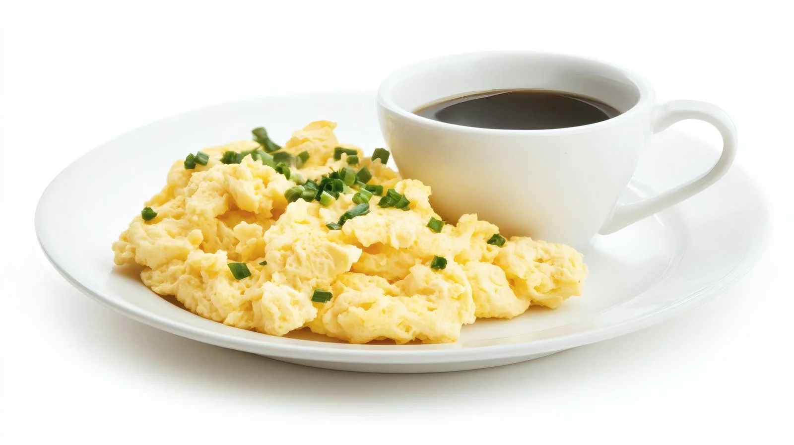 Gourmet Breakfast with Coffee on White Background — free download from Dotvec