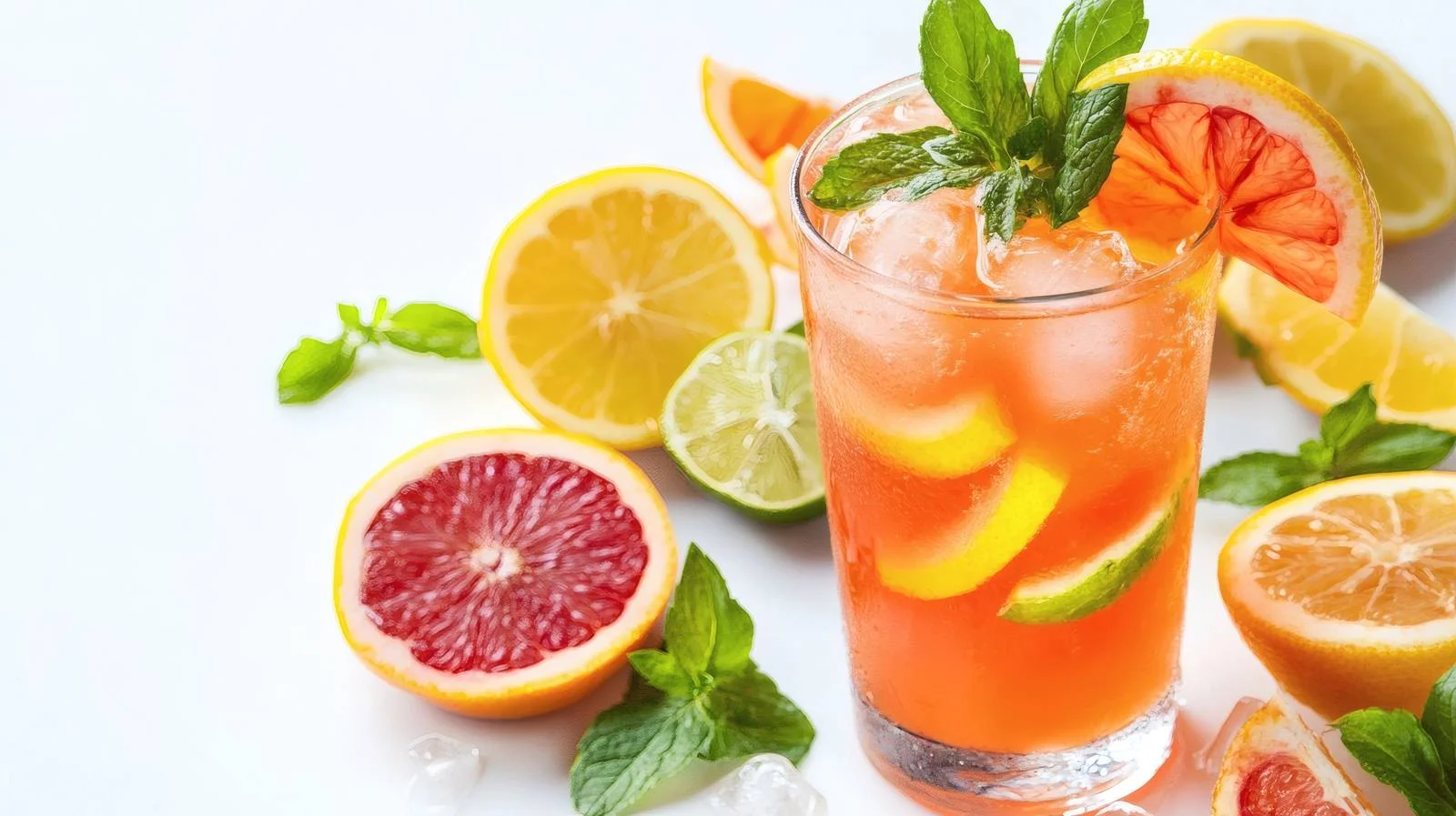 Refreshing Sea Breeze Citrus Cocktail Glass — free download from Dotvec