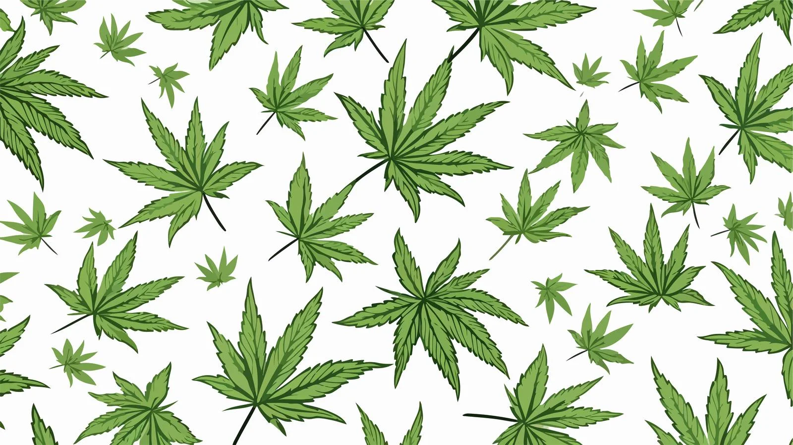 Marijuana Elements Pattern — free download from Dotvec