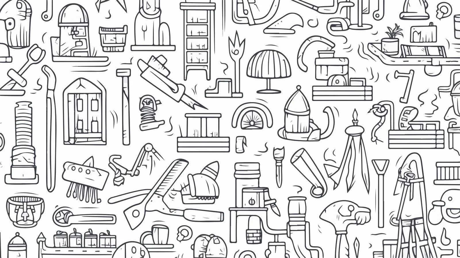 Building Elements Seamless Pattern — free download from Dotvec
